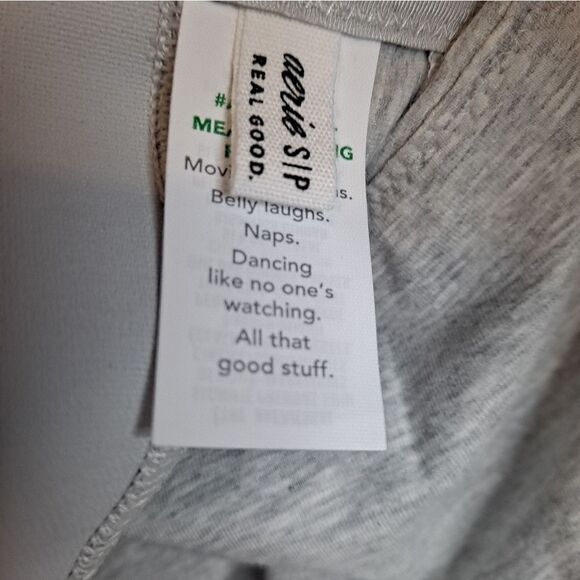 NWT AERIE Gray Strappy Side Cutout Square-neck Bralette size Small - Picture 5 of 6